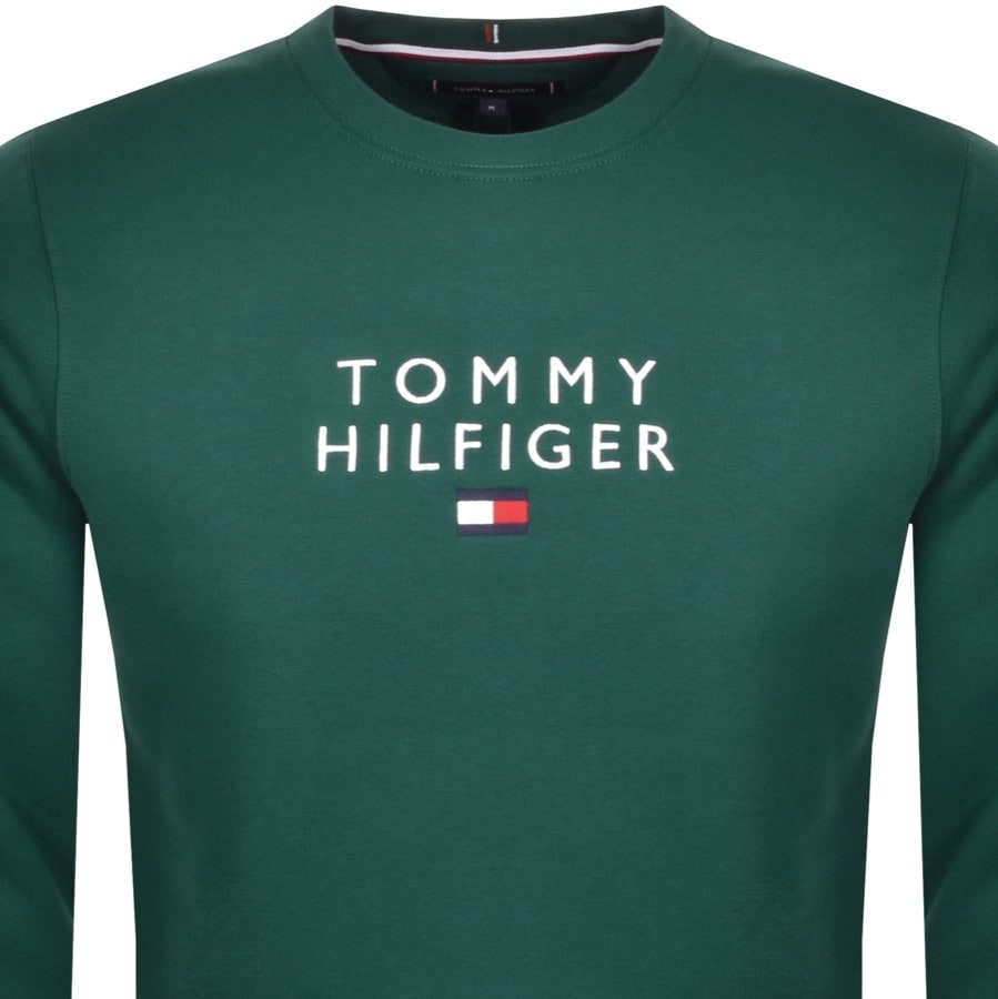 Tommy hilfiger sweatshirt green Clearance